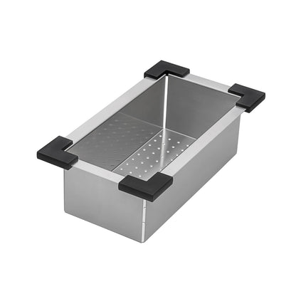 Ruvati 15 x 20 inch Marine Grade T-316 Workstation Topmount RV Boat Outdoor Sink Stainless Steel - RVQ5210 Ruvati