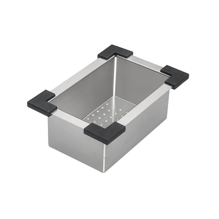 Ruvati 15 x 15 inch Marine Grade T-316 Workstation Topmount RV Boat Outdoor Sink Stainless Steel - RVQ5215 Ruvati