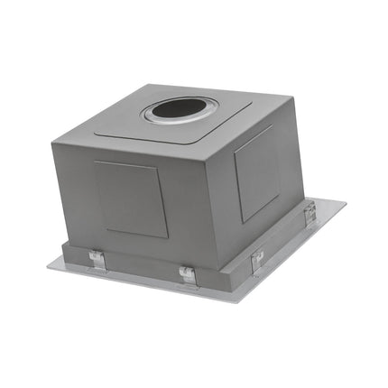 Ruvati 15 x 15 inch Marine Grade T-316 Workstation Topmount RV Boat Outdoor Sink Stainless Steel - RVQ5215 Ruvati