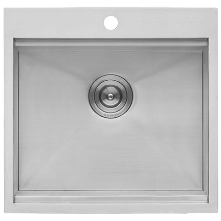 Ruvati 21 x 20 inch Outdoor Workstation Sink T-316 Marine Grade Topmount Stainless Steel BBQ - RVQ5221 Ruvati