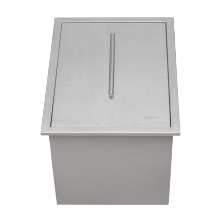 Ruvati Insulated Ice Chest Sink 15 x 20 inch Outdoor BBQ Marine Grade T-316 Topmount Stainless Steel - RVQ6215 Ruvati