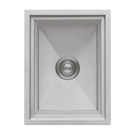 Ruvati Insulated Ice Chest Sink 15 x 20 inch Outdoor BBQ Marine Grade T-316 Topmount Stainless Steel - RVQ6215 Ruvati