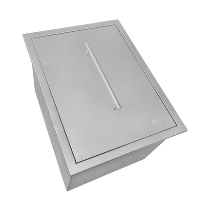 Ruvati Insulated Ice Chest Sink 15 x 20 inch Outdoor BBQ Marine Grade T-316 Topmount Stainless Steel - RVQ6215 Ruvati
