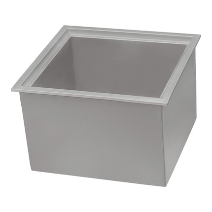 Ruvati Insulated Ice Chest Sink 21 x 20 inch Outdoor BBQ Marine Grade T-316 Topmount Stainless Steel - RVQ6221 Ruvati