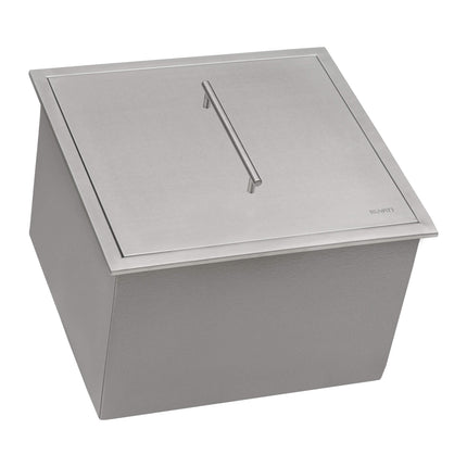 Ruvati Insulated Ice Chest Sink 21 x 20 inch Outdoor BBQ Marine Grade T-316 Topmount Stainless Steel - RVQ6221 Ruvati