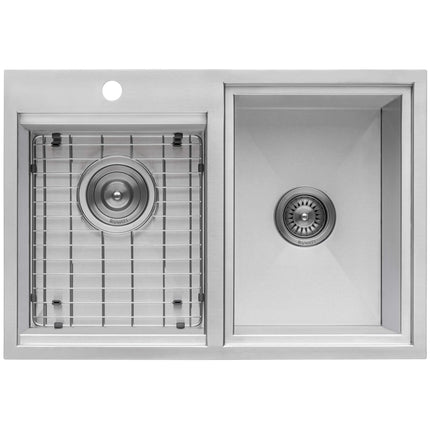 Ruvati Insulated Ice Chest and Sink Combo 29 x 20 inch Outdoor BBQ Topmount T-316 Stainless Steel - RVQ6290 Ruvati