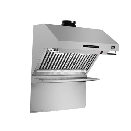 Forno Savona 30-Inch Wall Mount Range Hood, Baffle Filters, Backsplash Included FORNO