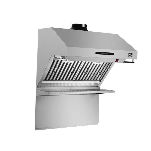 Forno Savona 30-Inch Wall Mount Range Hood, Baffle Filters, Backsplash Included FORNO
