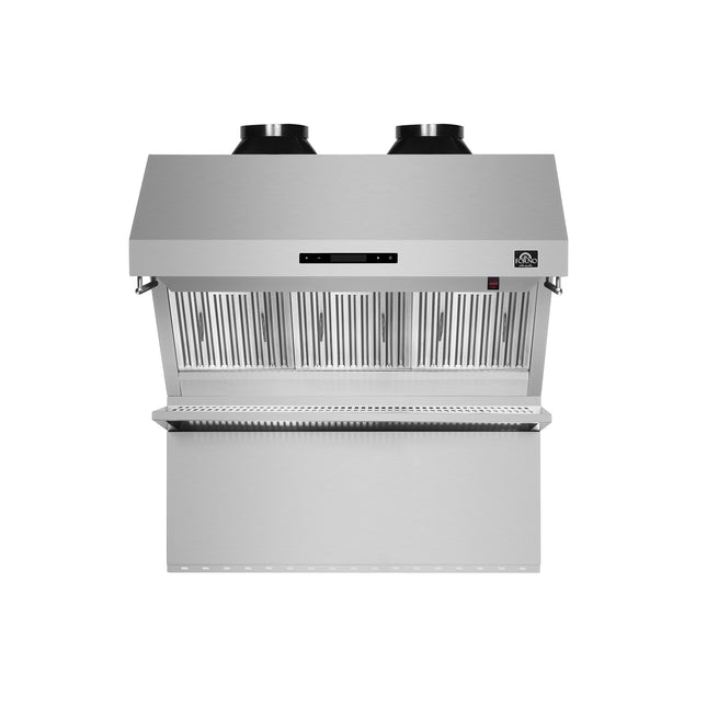 Forno Savona 36-Inch Wall Mount Range Hood, Baffle Filters, Backsplash Included FORNO