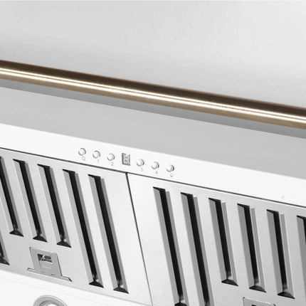 Forno Aria 60 Inch Wall-Mounted Range Hood in White FORNO