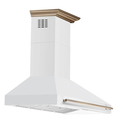 Forno Aria 60 Inch Wall-Mounted Range Hood in White FORNO