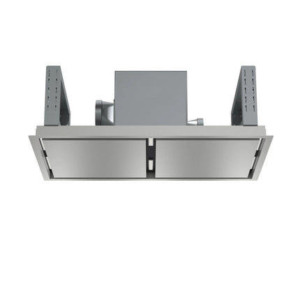 FORNO Arezzo 44-Inch Recessed Ceiling Range Hood, Dual Motors, 1200 CFM, Hybrid Filters, Remote Control FORNO
