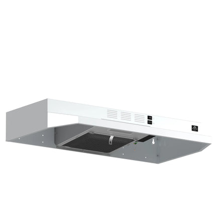Forno Cappa 30-Inch Under Cabinet Range Hood, White, 200 CFM, Convertible, LED Lighting FORNO