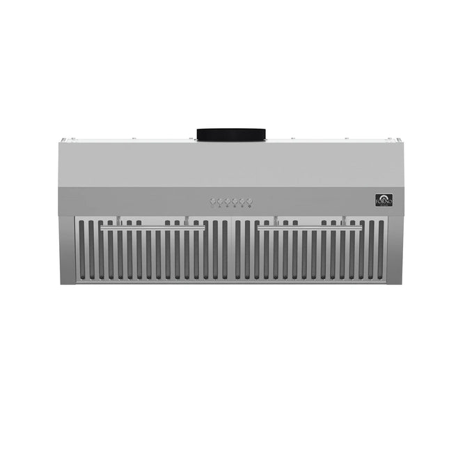 Forno Bari Espresso 30-Inch Under Cabinet Range Hood, Stainless Steel, 600 CFM, LED Lighting, Dishwasher-Safe Baffle Filters, 3-Speed Fan Control FORNO