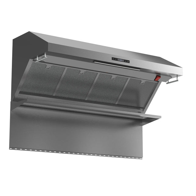 Forno Savona 48-Inch Wall Mount Range Hood, Hybrid Filters, Backsplash Included FORNO