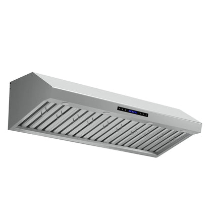 Forno Palazzo 60-Inch Wall Mounted Range Hood, Stainless Steel, Heavy Duty Baffle Filters, Remote Control FORNO