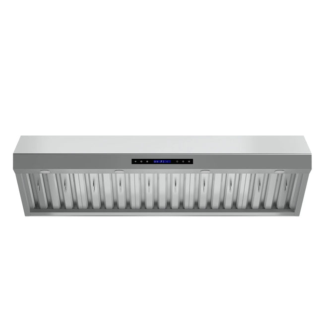Forno Palazzo 60-Inch Wall Mounted Range Hood, Stainless Steel, Heavy Duty Baffle Filters, Remote Control FORNO