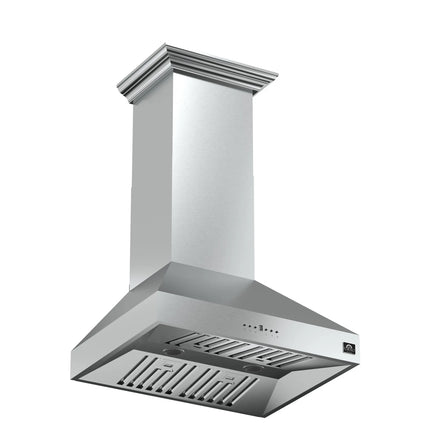 Forno Orvieto 30-Inch Wall Mount Range Hood, LED Lighting, Heavy Duty, Stainless Steel FORNO