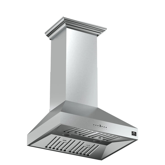 Forno Orvieto 30-Inch Wall Mount Range Hood, LED Lighting, Heavy Duty, Stainless Steel FORNO