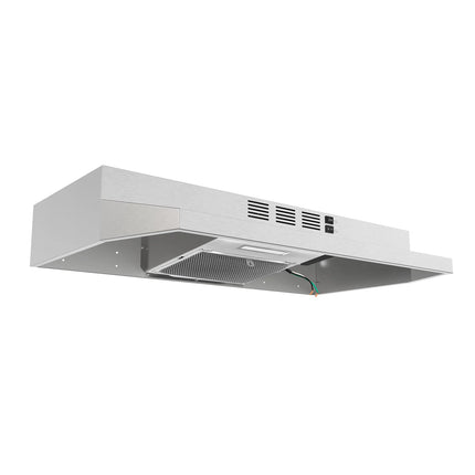 Forno Cappa 30-Inch Under Cabinet Range Hood, Stainless Steel, 200 CFM, Convertible, LED Lighting FORNO