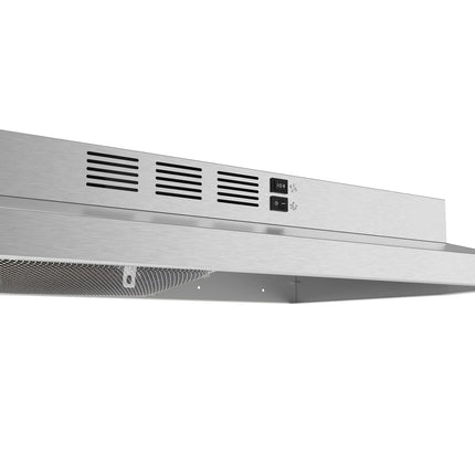 Forno Cappa 30-Inch Under Cabinet Range Hood, Stainless Steel, 200 CFM, Convertible, LED Lighting FORNO