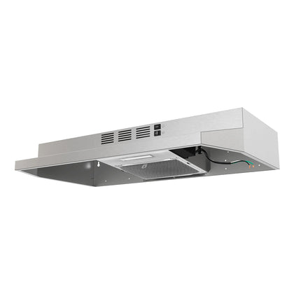 Forno Cappa 30-Inch Under Cabinet Range Hood, Stainless Steel, 200 CFM, Convertible, LED Lighting FORNO