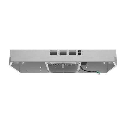 Forno Cappa 30-Inch Under Cabinet Range Hood, Stainless Steel, 200 CFM, Convertible, LED Lighting FORNO