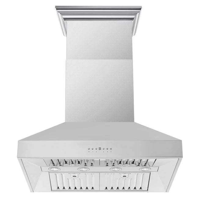 Forno Orvieto 36-Inch Wall Mount Range Hood, LED Lighting, Heavy Duty, Stainless Steel FORNO