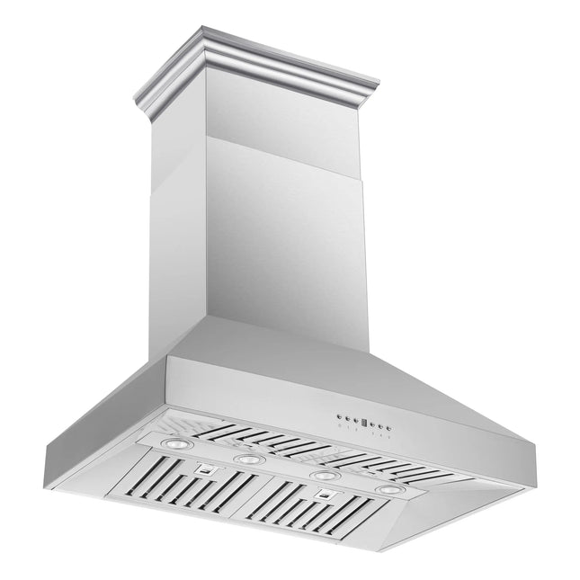 Forno Orvieto 36-Inch Wall Mount Range Hood, LED Lighting, Heavy Duty, Stainless Steel FORNO