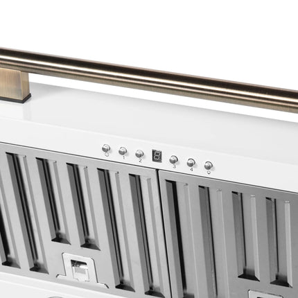 Forno Aria 30 Inch Wall-Mounted Range Hood in White FORNO