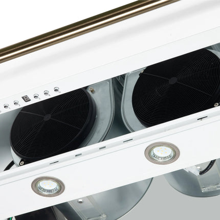 Forno Aria 48 Inch Wall-Mounted Range Hood in White FORNO