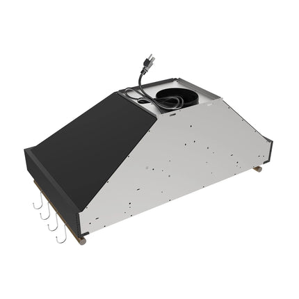 Forno Venezia 36 Inch Wall-Mounted Range Hood in Black with Touch Controls and Baffle Filters FORNO