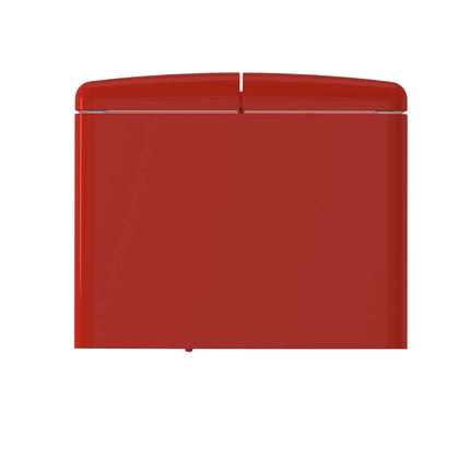 Forno Luigi 33-Inch French Door Refrigerator, 18 cu.ft, Red Finish, Handle-Free Design, ENERGY STAR Certified FORNO