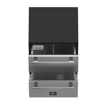 Forno Cosenza 24" Built-In Indoor/Outdoor Drawer Freezer with Ice Maker, 4.69 cu.ft. FORNO