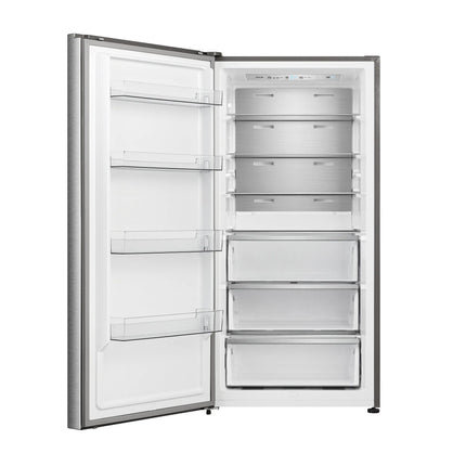FORNO Maderno 28" Left Swing Convertible Freestanding Refrigerator/Freezer in Stainless Steel 13.6 cu.ft. FORNO