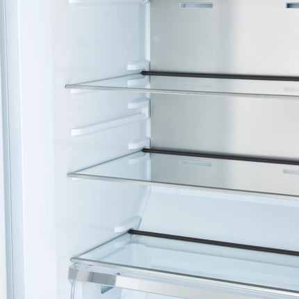 Forno Maderno 28" Built-In Convertible Refrigerator in White, 13.6 cu.ft. Left Swing with Decorative Grill - 32" Wide FORNO