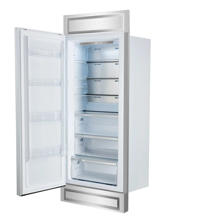 Forno Maderno 28-Inch Built-In Convertible Refrigerator, 13.6 cu.ft, Left Swing, Decorative Grill, ENERGY STAR Certified FORNO