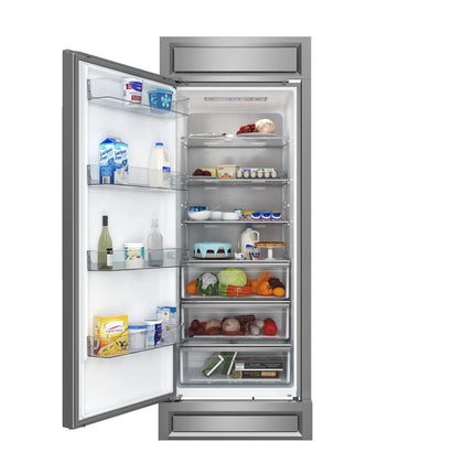 Forno Maderno 28-Inch Built-In Convertible Refrigerator, 13.6 cu.ft, Left Swing, Decorative Grill, ENERGY STAR Certified FORNO