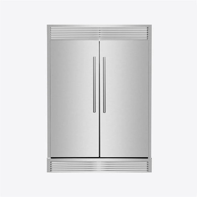 Forno Maderno 2-28-Inch Wide Convertible Refrigerator/Freezer, Decorative Trim, 27.2 cu.ft, 84-Inch High, ENERGY STAR Certified FORNO