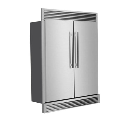 Forno Maderno 2-28-Inch Wide Convertible Refrigerator/Freezer, Decorative Trim, 27.2 cu.ft, 84-Inch High, ENERGY STAR Certified FORNO