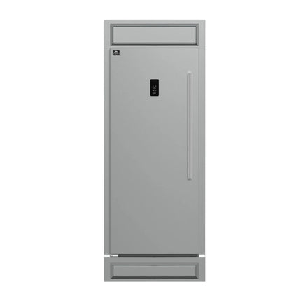 Forno Fortezza 32 Inch Left-Swing Freezer with Trim Kit, Stainless Steel, with Automatic Ice Maker FORNO