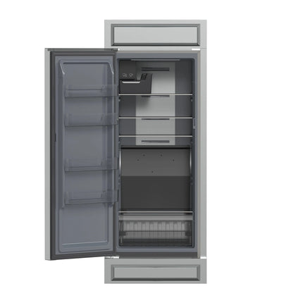 Forno Fortezza 32 Inch Left-Swing Freezer with Trim Kit, Stainless Steel, with Automatic Ice Maker FORNO