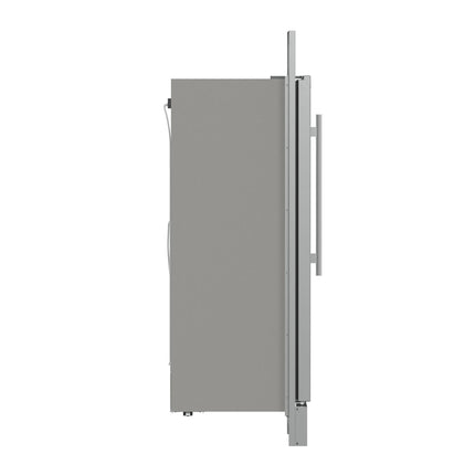 Forno Fortezza 32 Inch Left-Swing Freezer with Trim Kit, Stainless Steel, with Automatic Ice Maker FORNO