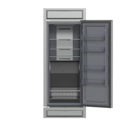 Forno Fortezza 32 Inch Right-Swing Convertible Refrigerator/Freezer with Trim Kit, Stainless Steel, Total No Frost FORNO