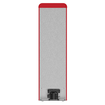 Forno Storico 22-Inch Retro bottom freezer Fridge in Red, 9 cu.ft, silver handle FORNO