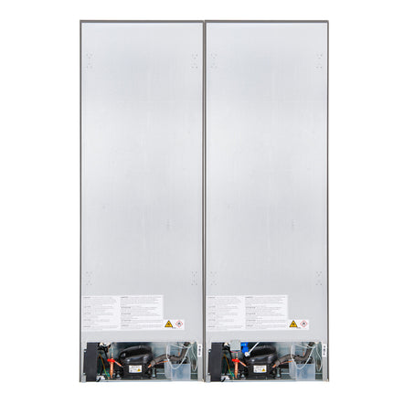 Custodia 48" Bottom Freezer combo, 20.6 cf., Ice Maker, Total No frost, Stainless Steel handles FORNO