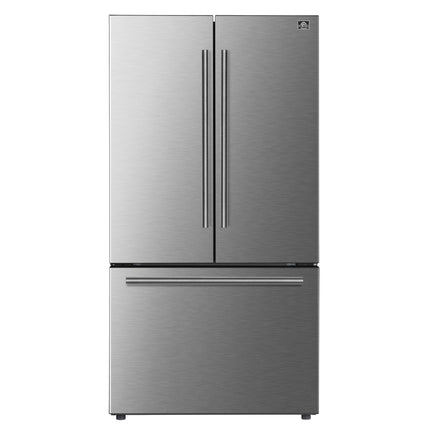 Fiorano 36" French Door Refrigerator in Stainless Steel, 20.2 cf., Ice Maker, Water dispenser, Total No Frost FORNO