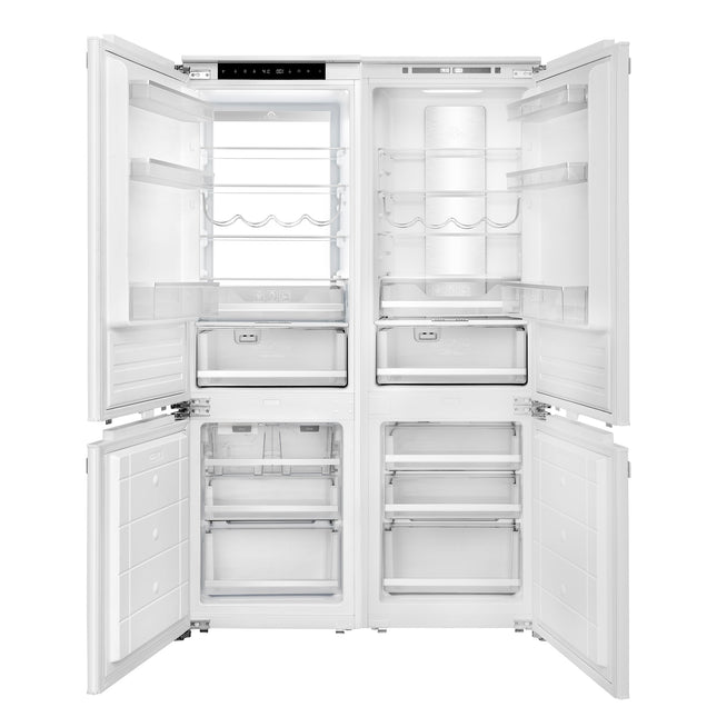 Rivestito 42 Inch Panel Ready Double Bottom Freezer, 16.9 cu. ft., Ice Maker, Total No Frost, Fast Cool & Fast Freeze FORNO