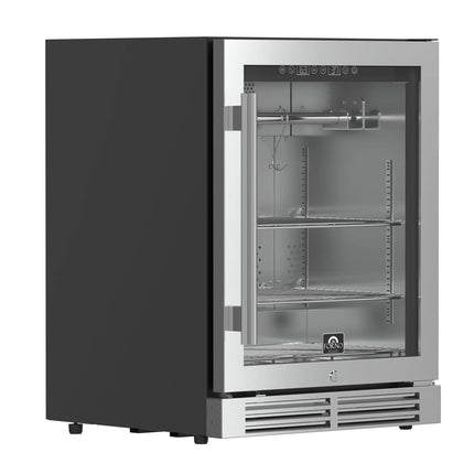 Forno Asciutto 24-Inch Dry Aging Cabinet, Stainless Steel 304, 4.41 cu.ft, LED Lighting, Adjustable Shelves FORNO