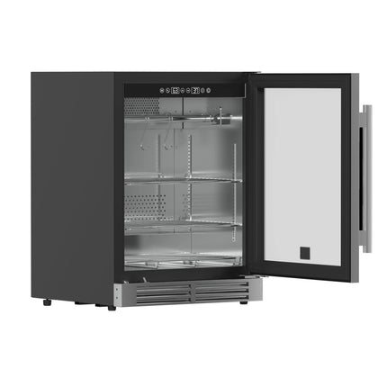 Forno Asciutto 24-Inch Dry Aging Cabinet, Stainless Steel 304, 4.41 cu.ft, LED Lighting, Adjustable Shelves FORNO